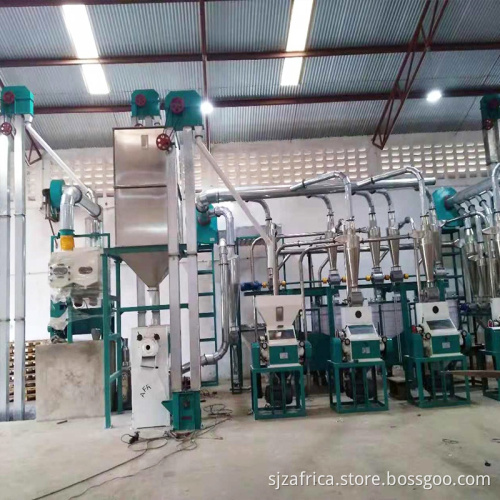 Automatic 30t/24h Corn Flour Milling Machine with Price